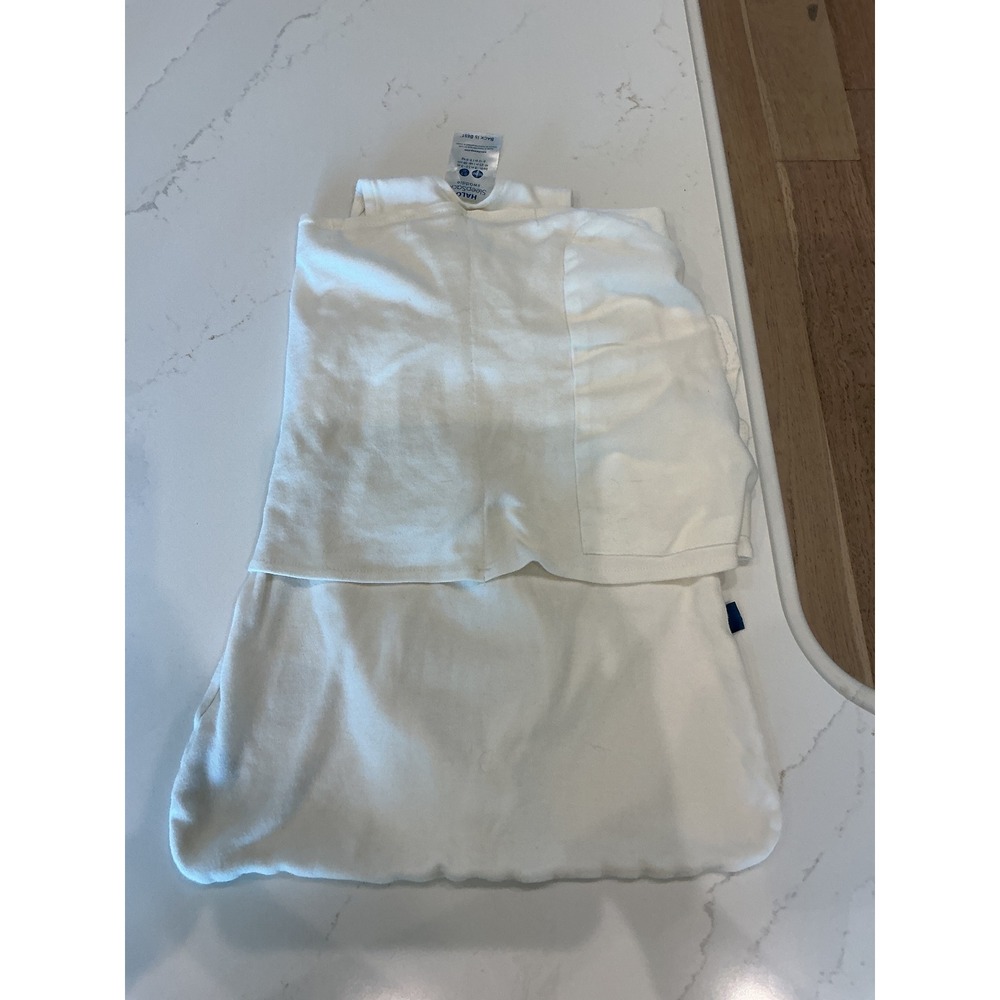Halo SleepSack Swaddle Cream Off White Cotton 0-3 Months Newborn Wrap - Picture 5 of 5